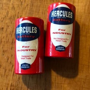 Vintage c size batteries